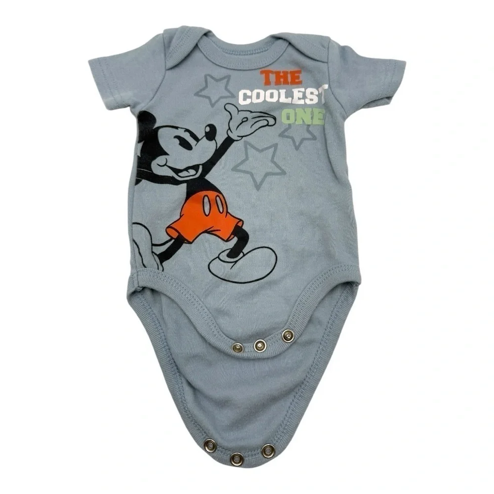 Disney Mickey Mouse Blue Gray Kids Two Piece Set